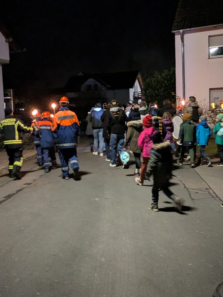 Sicherungsdienst beim St. Martins Umzug in Oppenhausen