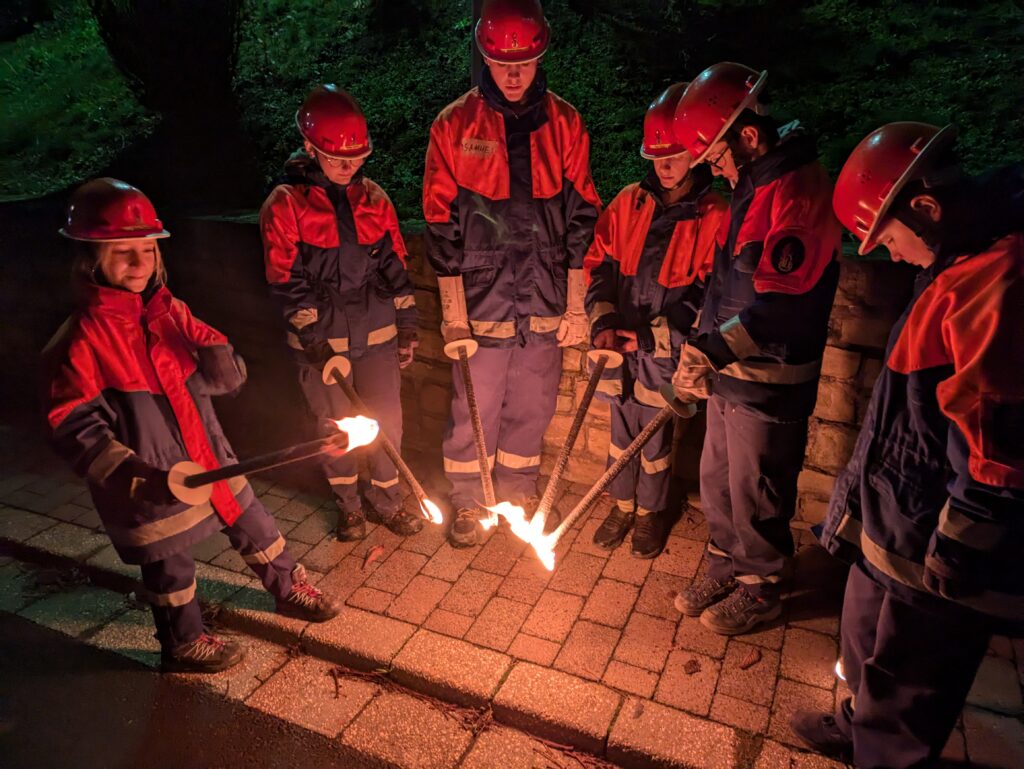 Sicherungsdienst beim St. Martins Umzug in Udenhausen