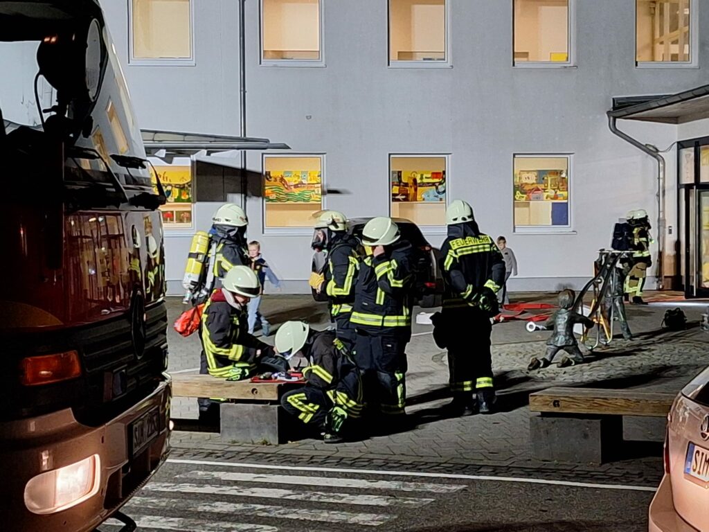 Übung Brand Grundschule Buchholz