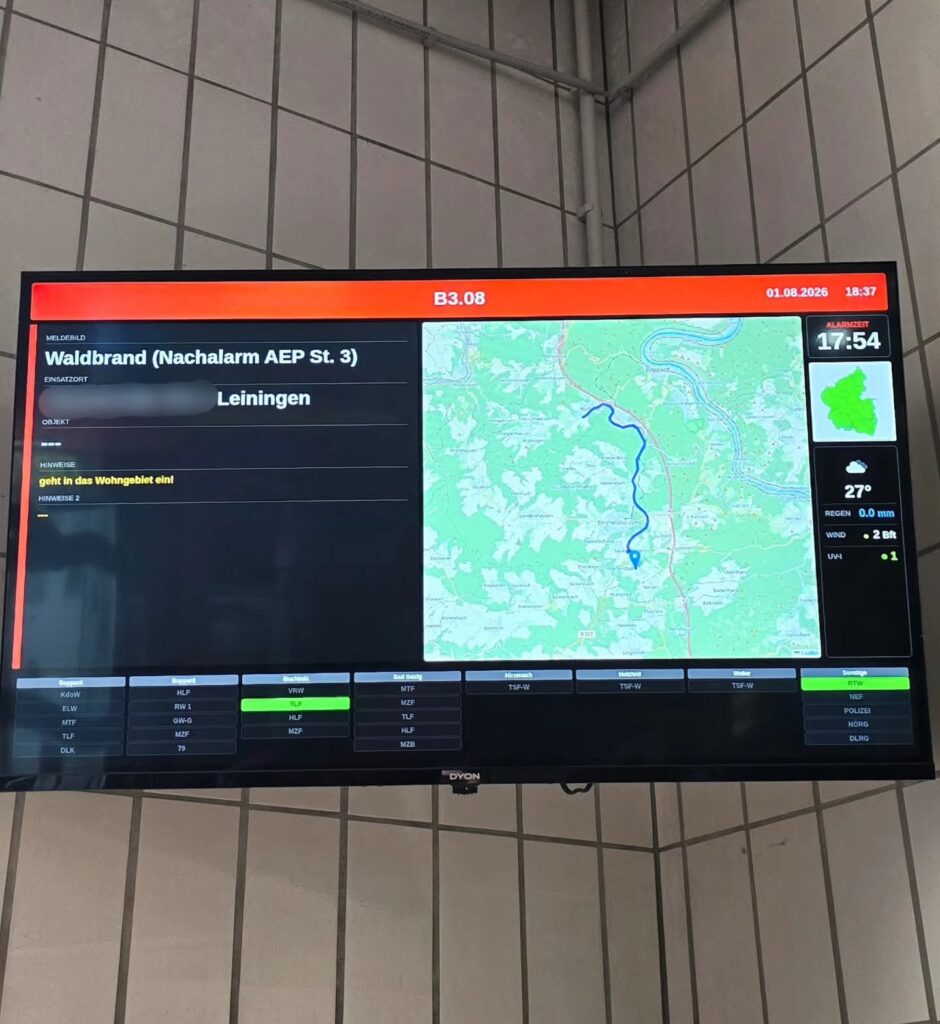 B3.08 Waldbrand